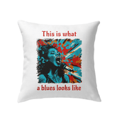 What A Blues Looks Like Indoor Pillow - Beyond T-shirts